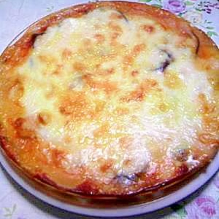 簡単!ムサカ ミートソースとなすの重ね焼き